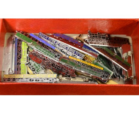 A collection of twenty two railway engine and region badges