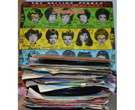 Records- Rolling Stones, Out of Our Heads, Some Girls, Rolled Gold, No.2; Black Sabeth; ACDC; Bob Marley; singles, etc