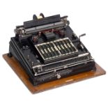 Universal-Tasten-Rechenmaschine "XxX" mit Drucker, um 1910