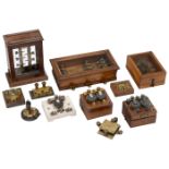 Sammlung von 11 Blitzschutzen, 1880–1920