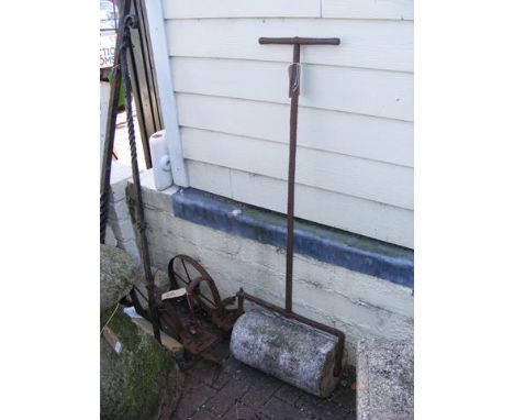 A garden roller and agricultural tool 