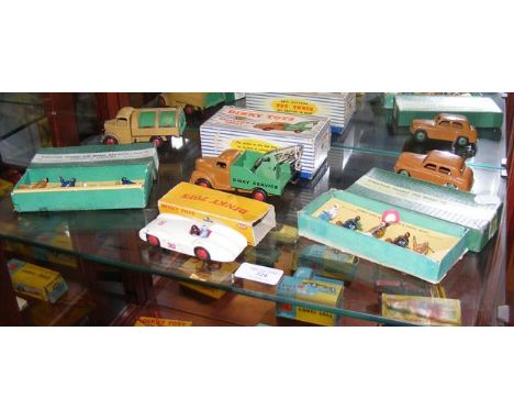 Vintage Dinky Toys, model cars and figures 