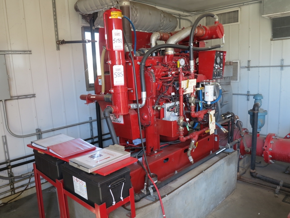 BACKUP FIRE PUMP DIESEL GENERATOR FAIRBANKS MORSE 2500 GPM 4STAGE