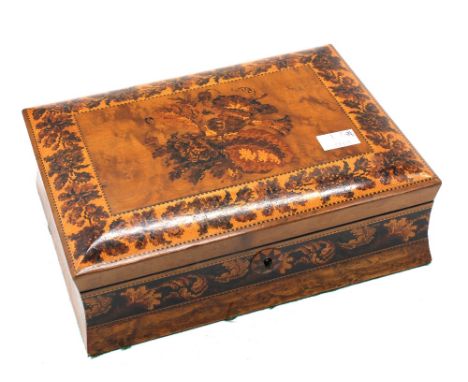 A Tunbridge ware box.