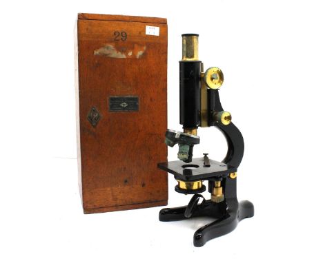 A mid 20th century cased Kima microscope; came from the Zoology department of Aberystwyth University&nbsp;