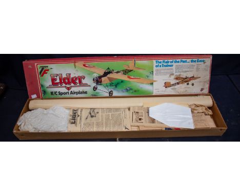  A boxed R/C sport airplane "The flair of the past" (also a trainer) complete in box.