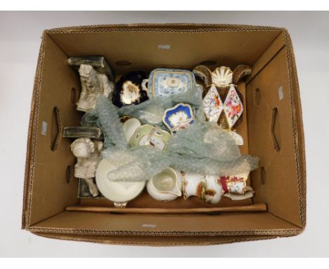 A collection of various 19th &amp; 20th Century ceramics to include , Coalport , Minton , Doulton , Masons and others , Vases