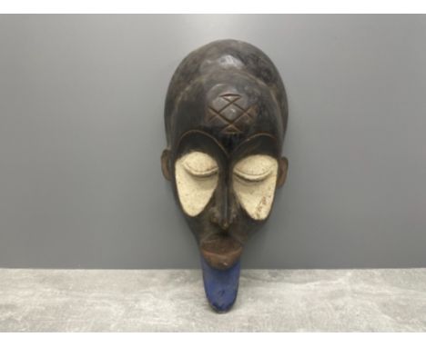 AFRICAN MID 20TH CENTURY GOURO IVORY COAST MASK