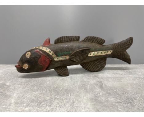 AFRICAN BOZO FISH PUPPET BAMBARA NIGER DELTA EARLY 20TH CENTURY