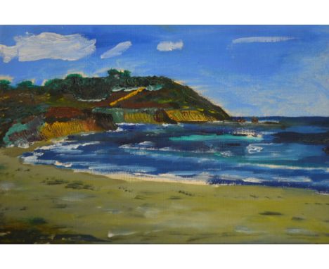 'Porthluney. Cornwall', Artist Unknown, frame: 29 x 21cms, oils, marked 364/5, purchased from Savage Fine Art. No. S6589.