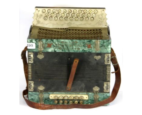 A 1930's Mastertone accordion.