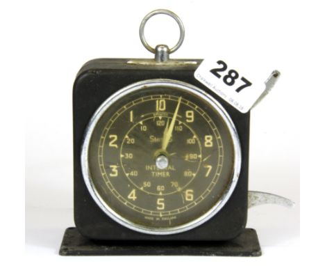 A 1930's Smith's interval timer chess match clock.