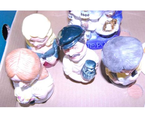 A collection of miscellaneous items, to include Royal Doulton Mickey Mouse Collection figures, Daisy Duck MM4, Donald Duck MM