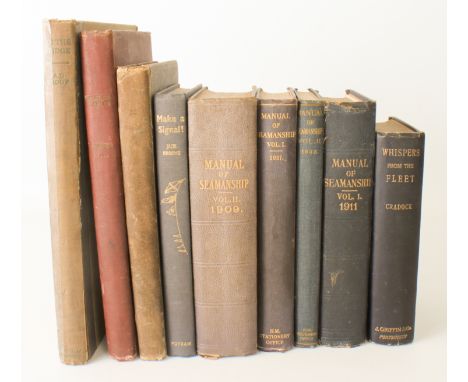 Nine volumes on Royal Navy&nbsp;navigation, signals and seamanship:&nbsp;
TROUP, J.A.G. - On the Bridge (Rich &amp; Cowan Ltd