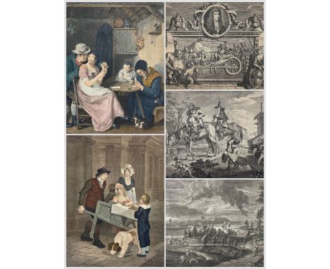 William Hogarth (British 1697-1764): 'Frontispiece and its Explanation (for Samuel Butler's Hudibras)' and 'St Hudibras', pai