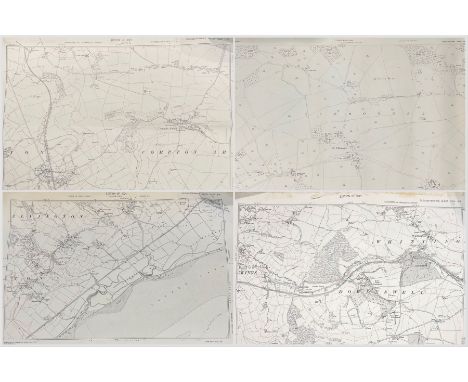 Large collection of British Ordnance Survey maps dating from early 20th century onwards (approx. 130)