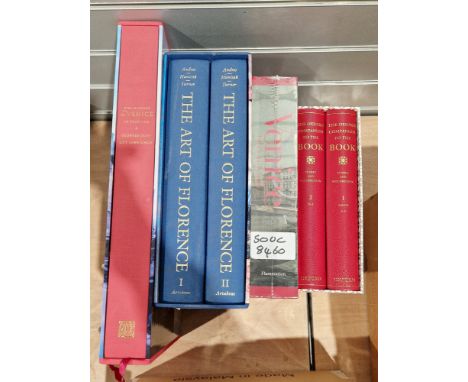 Andres, Hunisak and Turner "The Art of Florence" published by Artabra, 2 vols in slip case, elephant folio, Duby , George and