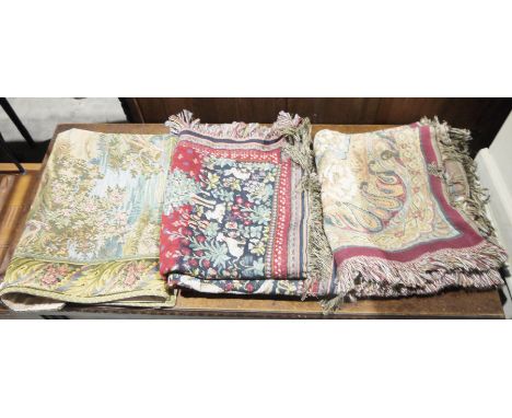 A small collection of wallhanging tapestries to include floral scenes etc (1 box)

Property of Dunkirk Manor, Theescombe, Str