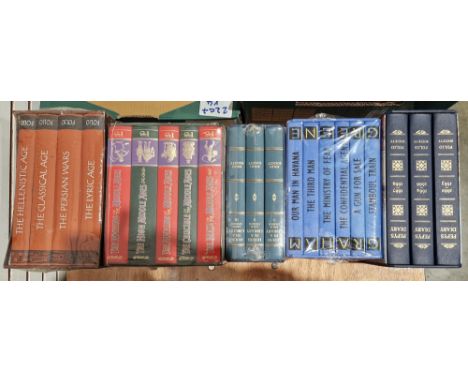 Quantity of Folio Society book sets to include Leo Tolstoy "The Collected Stories", Simon Shama "Citizens", Samuel Pepys diar