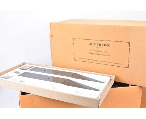 ACE Trains 0 gauge Station Canopy Kit, unmade, in original box, E, appears complete, not checked, box F-G