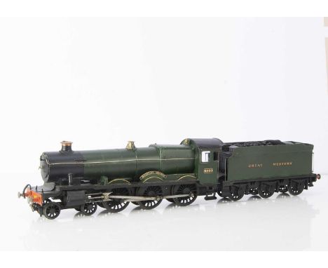 A Gauge 1 battery-powered radio-controlled GWR 68xx class 'Grange' 4-6-0 Locomotive and Tender, believed from a Mercian or si