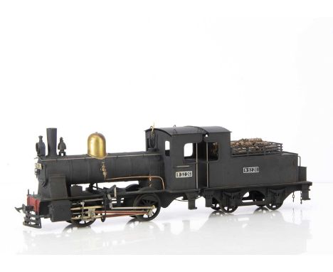 A Gauge 1 battery-powered radio-controlled Indonesian Railways 0-4-0 'Tramway' Locomotive and Tender, a scratch-built model b