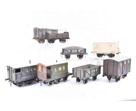 Scratch/Kit built Gauge One Pre BR Goods Wagons and Northern Fine scale Example (6),   scratch/kit built examples, metal and 