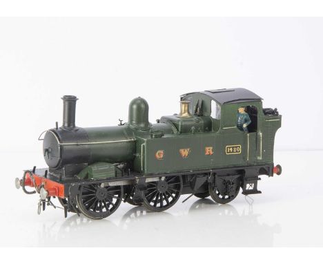 A Gauge 1 battery-powered radio-controlled GWR 14xx class 0-4-2 Tank Locomotive, from a Mercian kit, built to a reasonable st