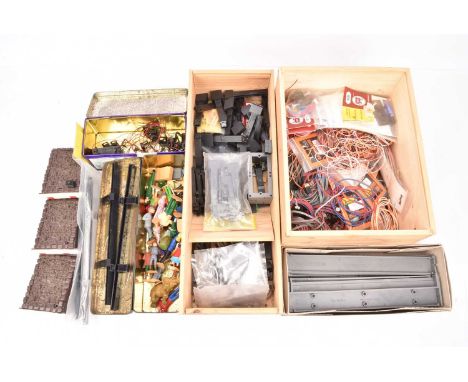 LGB G Gauge Miscellaneous Various quantities of 1052 uncoulpers, 1150 Track clips, 1700 Sensors, 1705 Horn sensor, 5025 Wheel