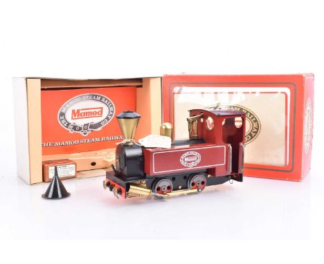 Mamod 0 Gauge Live Steam SL3 maroon 0-4-0 Tank Engine, with instructions and accessories, in original box, E, appears unrun, 