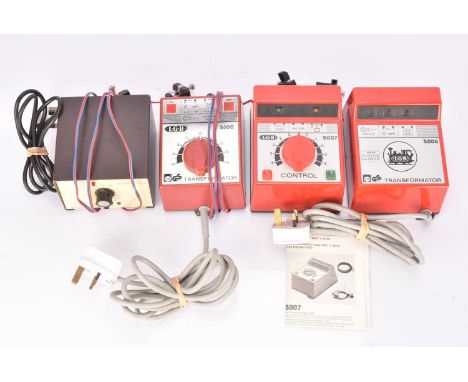 LGB Transformers, Speed Controller and Gaugemaster Controller 5000 Transformer/controller with 5016 track leads, G, 5006 Tran