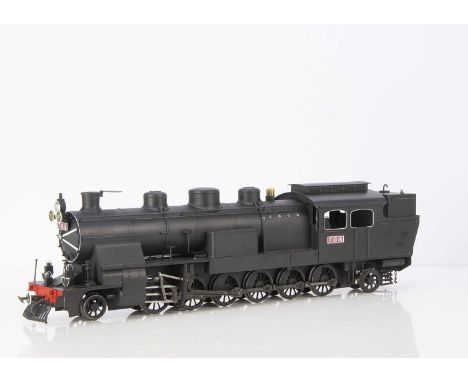 A Gauge 1 battery-powered radio-controlled Indonesian Railways 2-12-2 Tank Locomotive, a scratch-built model by Neil Butcher,