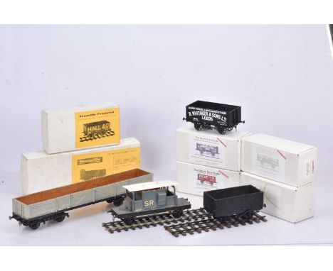 Gauge 1 kitbuilt and unmade Goods Rolling Stock, Northern Fine Scale, Ready to Run Ricketts, Whitaker and Frank Butt Open wag
