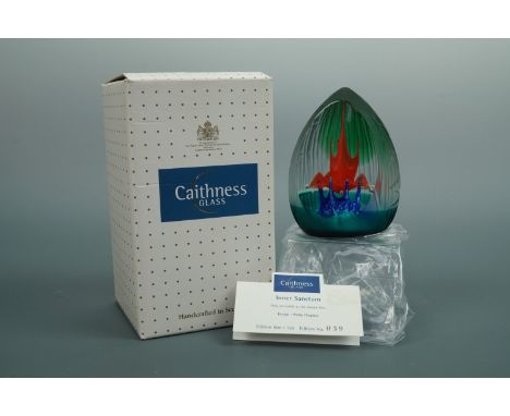 A limited edition Caithness Paperweight, Inner Sanctum, No 59/150