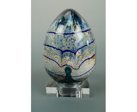 A Caithness Khamsin limited edition paperweight number 92/100, 10 cm high