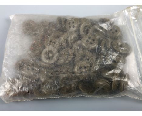 A small quantity of British army clothing buttons