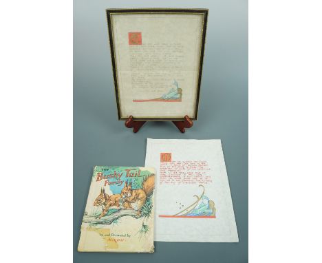 Dorothy Newsome [later Newsome-Glenn] (1900-1980), Two illuminated religious texts, each illustrated with a Modernist / Art D