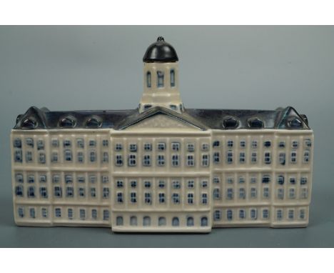 A KLM Royal Palace Amsterdam miniature bols decanter