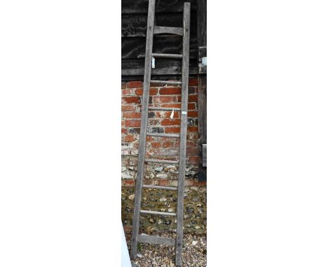 Vintage wooden ladder