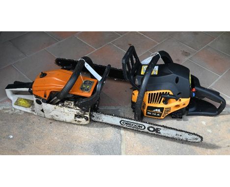 A McCulloch MAC 742 petrol chainsaw to/w Eckman two stroke petrol chain saw PCSO2 (2)