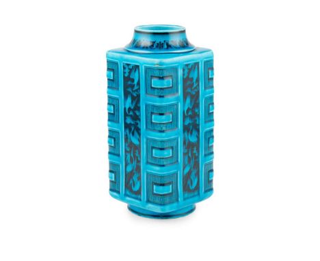  ATTRIBUTED TO CHRISTOPHER DRESSER (1934-1904) FOR MINTON'S LTD CERAMIC VASE, CIRCA 1880 glazed earthenware, impressed makers