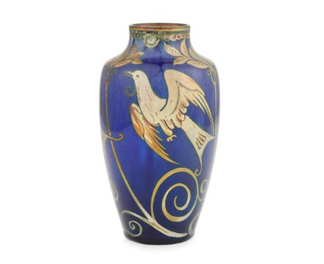  WILLIAM S. MYCOCK (1872-1950) FOR PILKINGTON'S TILE & POTTERY CO. ROYAL LANCASTRIAN LUSTRE VASE, 1933 lustre-glazed earthenw