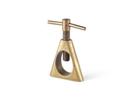  CARL AUBÖCK II (1900-1957) NUTCRACKER, CIRCA 1950 brass, stamped maker's mark to the base AUBÖCK MADE IN AUSTRIA&nbsp; 9cm h