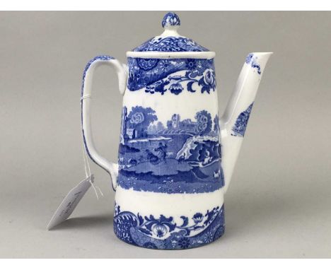 COLLECTION OF COPELAND SPODE "SPODE'S ITALIAN",including teapots, jugs, bowls and comports, also including a Bell's pottery a