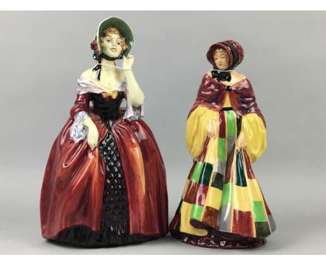 ROYAL DOULTON FIGURE OF 'THE PARSON'S DAUGHTER',HN 564, 26cm high, along with five other Royal Doulton figures comprising 'To