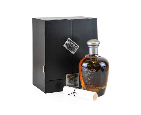 Tomatin 1977 36 Year Old Highland Single Malt Scotch Whisky, small batch release from cask numbers 48 &amp; 30142, Batch No.1