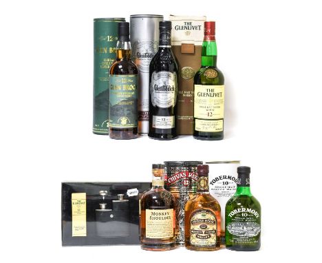 Glenfiddich 12 Year Old Caoran Reserve Single Malt Scotch Whisky, 40% vol 70cl, in original cardboard tube (one bottle), Glen