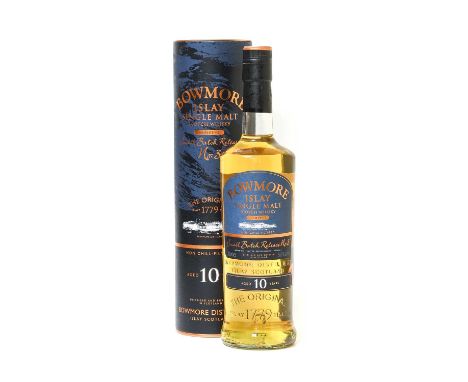 Bowmore Tempest 10 Year Old Islay Single Malt Scotch Whisky, small batch release No.III, bottled 2011, first fill bourbon cas