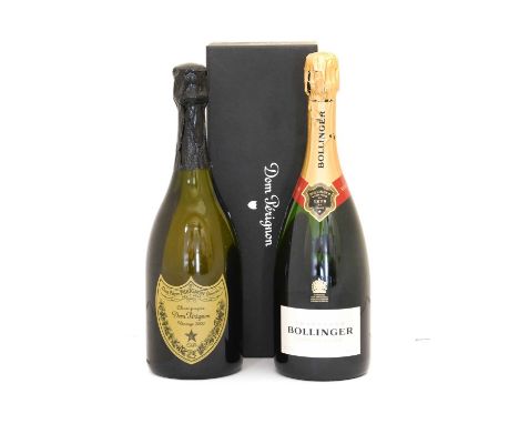 Dom Perignon 2000 Champagne (one bottle), Bollinger NV Champagne (one bottle) (2)