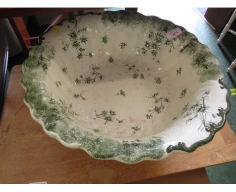 A DEVON POTTERY TOILET BASIN.
